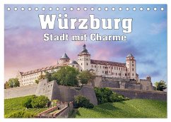 Würzburg - Stadt mit Charme (Tischkalender 2026 DIN A5 quer), CALVENDO Monatskalender
