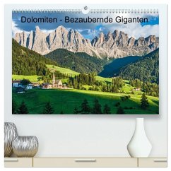 Cover Dolomiten - Bezaubernde Giganten (hochwertiger Premium Wandkalender 2026 DIN A2 quer), Kunstdruck in Hochglanz