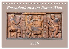Cover Fassadenkunst im Roten Wien (Tischkalender 2026 DIN A5 quer), CALVENDO Monatskalender