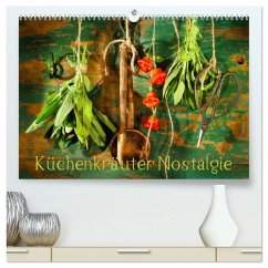 Küchenkräuter Nostalgie (hochwertiger Premium Wandkalender 2026 DIN A2 quer), Kunstdruck in Hochglanz