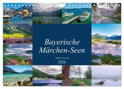 Bayerische Märchen-Seen (Wandkalender 2026 DIN A4 quer), CALVENDO Monatskalender