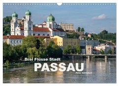 Cover Drei Flüsse Stadt Passau (Wandkalender 2026 DIN A3 quer), CALVENDO Monatskalender