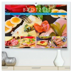 Brotzeit. Zünftige Schmankerl der bayerischen Kultur (hochwertiger Premium Wandkalender 2026 DIN A2 quer), Kunstdruck in Hochglanz Cover Brotzeit. Zünftige Schmankerl der bayerischen Kultur (hochwertiger Premium Wandkalender 2026 DIN A2 quer), Kunstdruck in Hochglanz