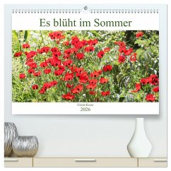 Cover Es blüht im Sommer (hochwertiger Premium Wandkalender 2026 DIN A2 quer), Kunstdruck in Hochglanz