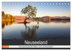 Neuseeland - Atemberaubende Natur und Landschaften (Tischkalender 2026 DIN A5 quer), CALVENDO Monatskalender Neuseeland - Atemberaubende Natur und Landschaften (Tischkalender 2026 DIN A5 quer), CALVENDO Monatskalender