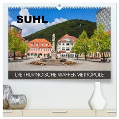 Suhl - die thüringische Waffenmetropole (hochwertiger Premium Wandkalender 2026 DIN A2 quer), Kunstdruck in Hochglanz Suhl - die thüringische Waffenmetropole (hochwertiger Premium Wandkalender 2026 DIN A2 quer), Kunstdruck in Hochglanz