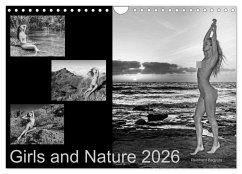 Girls and Nature (Wandkalender 2026 DIN A4 quer), CALVENDO Monatskalender