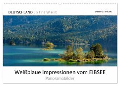 Weißblaue Impressionen vom Eibsee (Wandkalender 2026 DIN A2 quer), CALVENDO Monatskalender Weißblaue Impressionen vom Eibsee (Wandkalender 2026 DIN A2 quer), CALVENDO Monatskalender