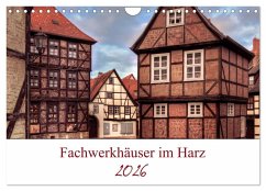 Cover Fachwerkhäuser im Harz (Wandkalender 2026 DIN A4 quer), CALVENDO Monatskalender