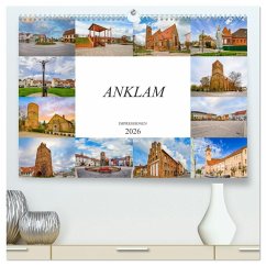 Anklam Impressionen (hochwertiger Premium Wandkalender 2026 DIN A2 quer), Kunstdruck in Hochglanz