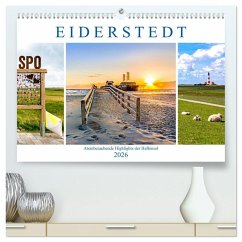 EIDERSTEDT-HIGHLIGHTS (hochwertiger Premium Wandkalender 2026 DIN A2 quer), Kunstdruck in Hochglanz