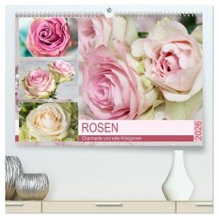 Cover Rosen. Charmante und edle Königinnen (hochwertiger Premium Wandkalender 2026 DIN A2 quer), Kunstdruck in Hochglanz