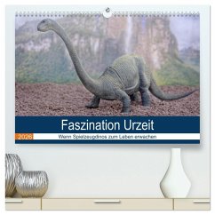 Cover Faszination Urzeit - wenn Spielzeugdinos zum Leben erwachen (hochwertiger Premium Wandkalender 2026 DIN A2 quer), Kunstdruck in Hochglanz