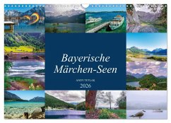 Bayerische Märchen-Seen (Wandkalender 2026 DIN A3 quer), CALVENDO Monatskalender
