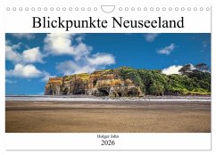 Cover Blickpunkte Neuseeland (Wandkalender 2026 DIN A4 quer), CALVENDO Monatskalender