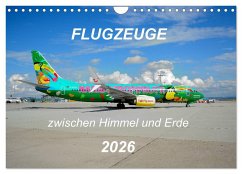 Flugzeuge zwischen Himmel und Erde (Wandkalender 2026 DIN A4 quer), CALVENDO Monatskalender Flugzeuge zwischen Himmel und Erde (Wandkalender 2026 DIN A4 quer), CALVENDO Monatskalender
