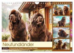 Neufundländer. Imposante Riesen mit sanfter Seele (Wandkalender 2026 DIN A4 quer), CALVENDO Monatskalender Neufundländer. Imposante Riesen mit sanfter Seele (Wandkalender 2026 DIN A4 quer), CALVENDO Monatskalender