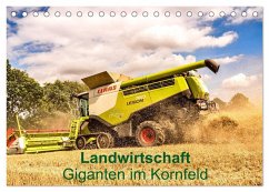 Landwirtschaft - Giganten im Kornfeld (Tischkalender 2026 DIN A5 quer), CALVENDO Monatskalender Landwirtschaft - Giganten im Kornfeld (Tischkalender 2026 DIN A5 quer), CALVENDO Monatskalender