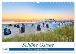 Schöne Ostsee - Impressionen übers Jahr (Wandkalender 2026 DIN A3 quer), CALVENDO Monatskalender