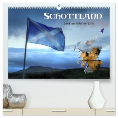 Cover Schottland - Land aus Nebel und Licht (hochwertiger Premium Wandkalender 2026 DIN A2 quer), Kunstdruck in Hochglanz
