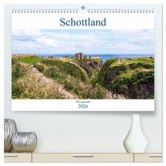 Schottland - Wie gemalt (hochwertiger Premium Wandkalender 2026 DIN A2 quer), Kunstdruck in Hochglanz