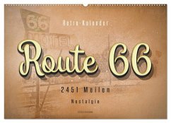 Route 66 - 2451 Meilen Nostalgie (Wandkalender 2026 DIN A2 quer), CALVENDO Monatskalender Cover Route 66 - 2451 Meilen Nostalgie (Wandkalender 2026 DIN A2 quer), CALVENDO Monatskalender