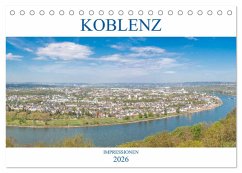 Koblenz Impressionen (Tischkalender 2026 DIN A5 quer), CALVENDO Monatskalender