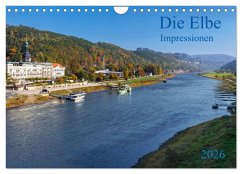 Cover Die Elbe Impressionen (Wandkalender 2026 DIN A4 quer), CALVENDO Monatskalender