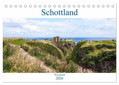Schottland - Wie gemalt (Tischkalender 2026 DIN A5 quer), CALVENDO Monatskalender