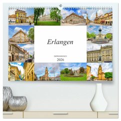 Erlangen Impressionen (hochwertiger Premium Wandkalender 2026 DIN A2 quer), Kunstdruck in Hochglanz Erlangen Impressionen (hochwertiger Premium Wandkalender 2026 DIN A2 quer), Kunstdruck in Hochglanz