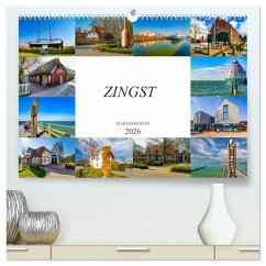 Zingst Stadtansichten (hochwertiger Premium Wandkalender 2026 DIN A2 quer), Kunstdruck in Hochglanz Zingst Stadtansichten (hochwertiger Premium Wandkalender 2026 DIN A2 quer), Kunstdruck in Hochglanz