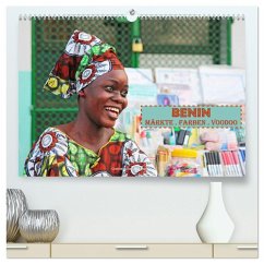 Benin Märkte Farben Voodoo (hochwertiger Premium Wandkalender 2026 DIN A2 quer), Kunstdruck in Hochglanz Benin Märkte Farben Voodoo (hochwertiger Premium Wandkalender 2026 DIN A2 quer), Kunstdruck in Hochglanz