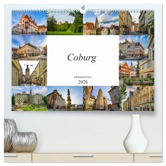 Coburg Impressionen (hochwertiger Premium Wandkalender 2026 DIN A2 quer), Kunstdruck in Hochglanz