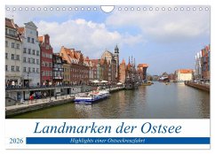 Landmarken der Ostsee (Wandkalender 2026 DIN A4 quer), CALVENDO Monatskalender Landmarken der Ostsee (Wandkalender 2026 DIN A4 quer), CALVENDO Monatskalender