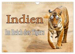 Indien - Im Reich des Tigers (Wandkalender 2026 DIN A4 quer), CALVENDO Monatskalender Indien - Im Reich des Tigers (Wandkalender 2026 DIN A4 quer), CALVENDO Monatskalender