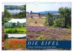 Cover Die Eifel - Vulkane, Heidekraut und sanfte Hügel (Wandkalender 2026 DIN A4 quer), CALVENDO Monatskalender