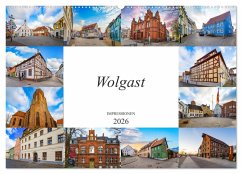Wolgast Impressionen (Wandkalender 2026 DIN A2 quer), CALVENDO Monatskalender
