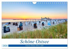 Schöne Ostsee - Impressionen übers Jahr (Wandkalender 2026 DIN A4 quer), CALVENDO Monatskalender