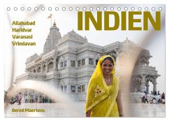 INDIEN Allahabad Haridwar Varanasi Vrindavan (Tischkalender 2026 DIN A5 quer), CALVENDO Monatskalender INDIEN Allahabad Haridwar Varanasi Vrindavan (Tischkalender 2026 DIN A5 quer), CALVENDO Monatskalender