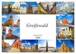 Greifswald Impressionen (Wandkalender 2026 DIN A3 quer), CALVENDO Monatskalender Cover Greifswald Impressionen (Wandkalender 2026 DIN A3 quer), CALVENDO Monatskalender