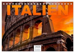Cover Italien - Südeuropa (Tischkalender 2026 DIN A5 quer), CALVENDO Monatskalender