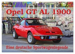 Opel GT 1900 AL Eine deutsche Sportwagenlegende (Wandkalender 2026 DIN A3 quer), CALVENDO Monatskalender