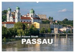 Cover Drei Flüsse Stadt Passau (Wandkalender 2026 DIN A2 quer), CALVENDO Monatskalender