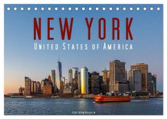 Cover New York - United States of America (Tischkalender 2026 DIN A5 quer), CALVENDO Monatskalender