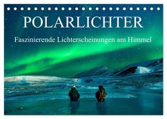 Faszinierende Lichterscheinungen am Himmel - Polarlichter (Tischkalender 2026 DIN A5 quer), CALVENDO Monatskalender