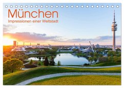 MÜNCHEN Impressionen einer Weltstadt (Tischkalender 2026 DIN A5 quer), CALVENDO Monatskalender MÜNCHEN Impressionen einer Weltstadt (Tischkalender 2026 DIN A5 quer), CALVENDO Monatskalender
