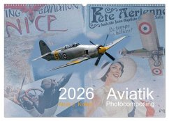 Cover Aviatik Photocomposing 2026 (Wandkalender 2026 DIN A2 quer), CALVENDO Monatskalender