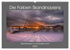 Die Farben Skandinaviens (Wandkalender 2026 DIN A2 quer), CALVENDO Monatskalender