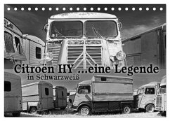 Citroën HY eine Legende in Schwarzweiß (Tischkalender 2026 DIN A5 quer), CALVENDO Monatskalender