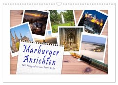 Cover Marburger Ansichten (Wandkalender 2026 DIN A3 quer), CALVENDO Monatskalender